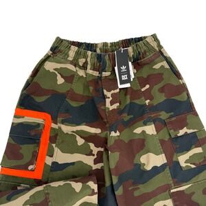 Adidas x Ivy Park Unisex Canvas Cargo Pants 'AOP Camo' Size Medium